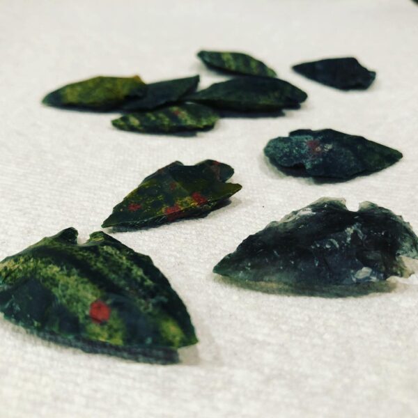 Bloodstone Arrowheads Bloodstone Arrowheads