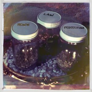 ss-DA bad handwriting on herb jar tops because im practical