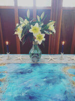Butter Ocean Jupiter in Pisces Altar Flower Altar After