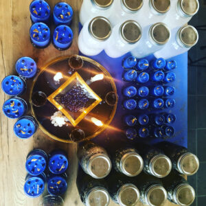 Jupiter in Sagittarius II main altar candles jup juice oils frankincense