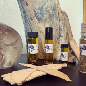 Saturn in Aquarius Mammoth Subset Anointing Oil Incense Powder