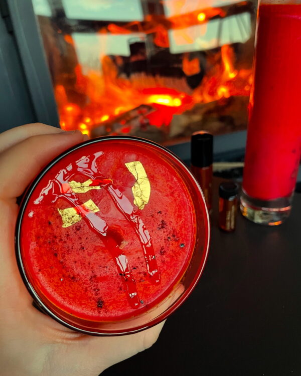 Fiery Wall Candle Melting Fiery Wall Candle Melting