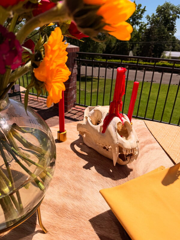 Leo III Third Decan of Leo Flowers Skull Leo III Third Decan of Leo Flowers Skull